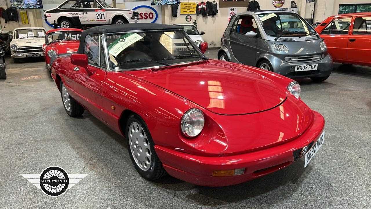 Lot 91 - 1989 ALFA ROMEO SPIDER