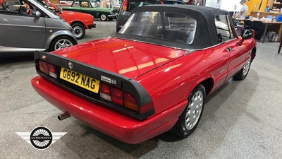 Lot 91 - 1989 ALFA ROMEO SPIDER