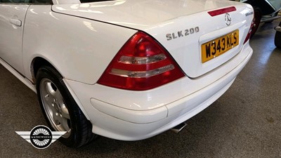 Lot 733 - 2000 MERCEDES SLK 200 KOMPRESSOR