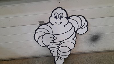 Lot 705 - MICHELIN MAN TIP PAINTED SIGN 33" X 27"