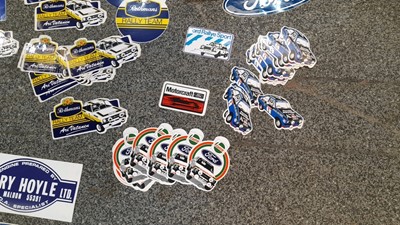 Lot 801 - SELECTION OF RALLY STICKERS