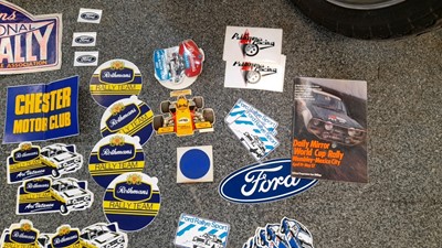 Lot 801 - SELECTION OF RALLY STICKERS