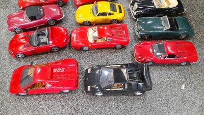 Lot 785 - BOX OF 1-18 SCALE MODEL CARS