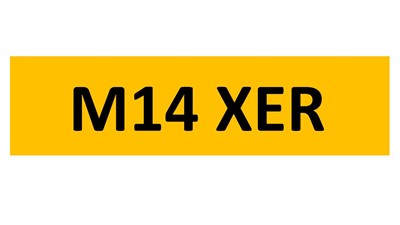 Lot 62-15 - REGISTRATION ON RETENTION - M14 XER