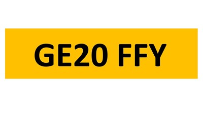 Lot 70-15 - REGISTRATION ON RETENTION - GE20 FFY