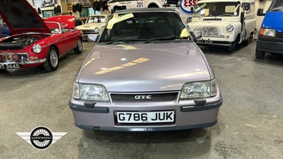 Lot 273 - 1990 VAUXHALL ASTRA GTE CONVERTIBLE