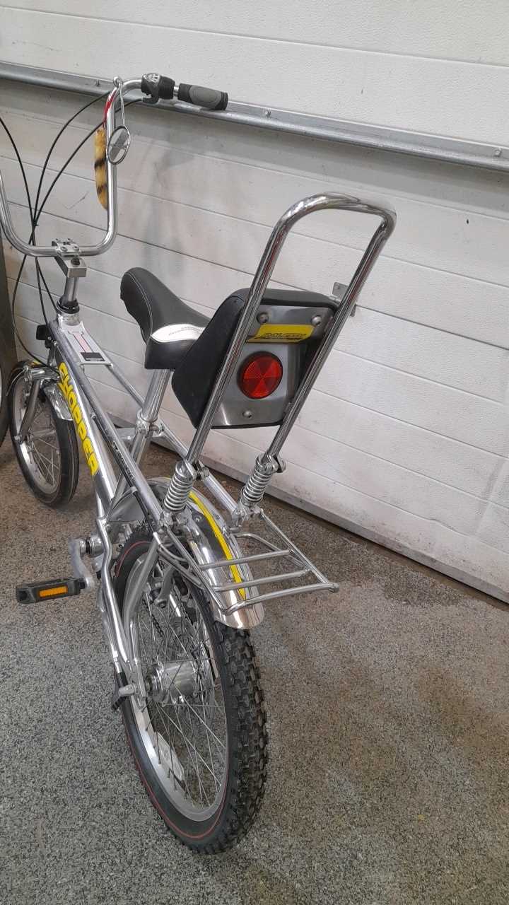 Silver Raleigh Chopper Lot 639 - MK3 SILVER CHROME RALEIGH CHOPPER