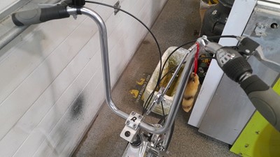 Lot 639 - MK3 SILVER CHROME RALEIGH CHOPPER  04I0016740