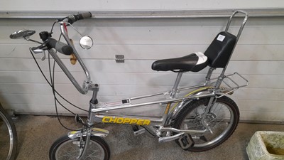 Lot 639 - MK3 SILVER CHROME RALEIGH CHOPPER  04I0016740