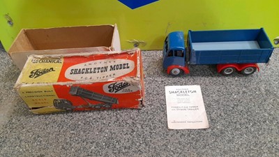 Lot 170 - SHACKLETON FODEN TIPPER, MECHANICAL TRUCK AND ORIGINAL BOX