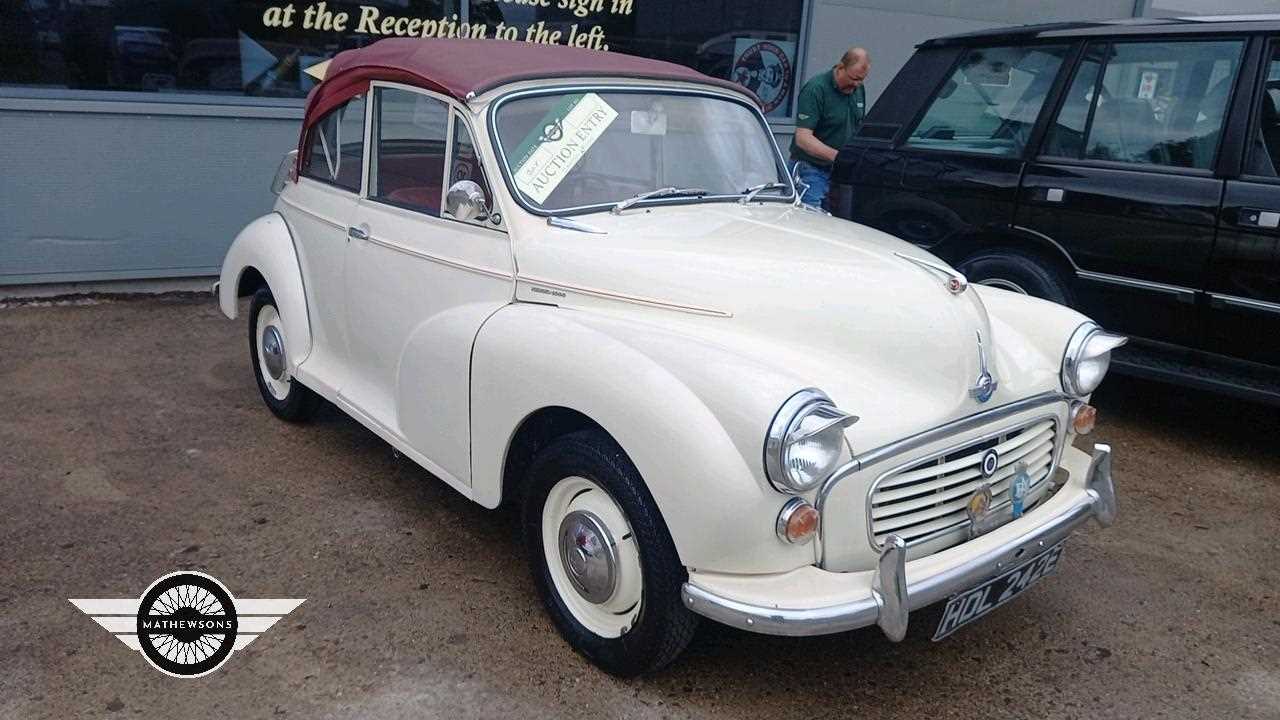 Lot 568 - 1967 MORRIS MINOR 1000