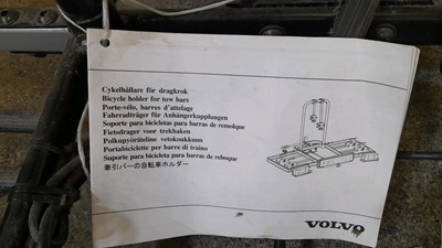 Lot 889 - TOWBAR MOUNTED 2 CYCLE BIKE RACK