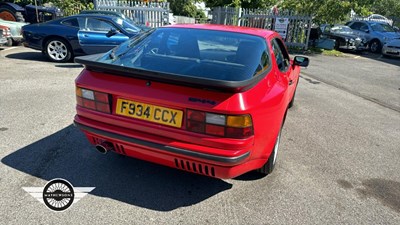 Lot 433 - 1988 PORSCHE 944 LUX