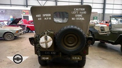 Lot 812 - 1959 HOTCHKISS JEEP M201