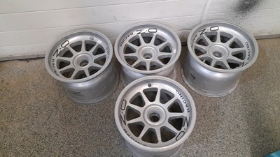 Lot 841 - 4 X MAG ALLOY WHEELS , OFF FORMULA 3 RENAULT TEAM