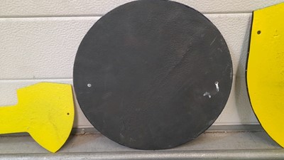 Lot 885 - SELECTION OF CAST SIGNS & MOTOR CYCLE SIGNS