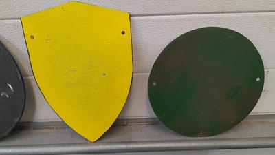 Lot 885 - SELECTION OF CAST SIGNS & MOTOR CYCLE SIGNS