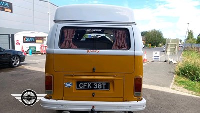 Lot 183 - 1978 VOLKSWAGEN MOTOR CARAVAN T2