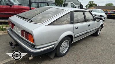 Lot 263 - 1985 ROVER 3500 V/ PLAS