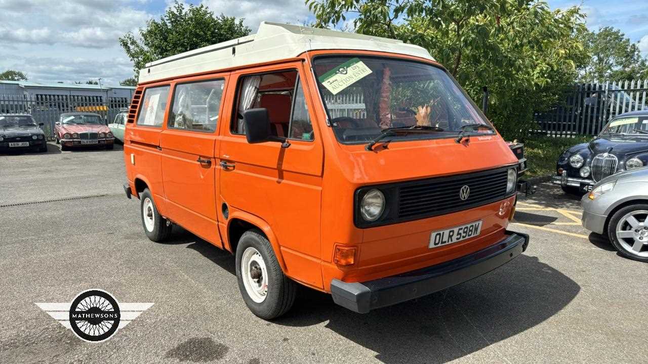 Lot 273 - 1980 VOLKSWAGEN TRANSPORTER T25