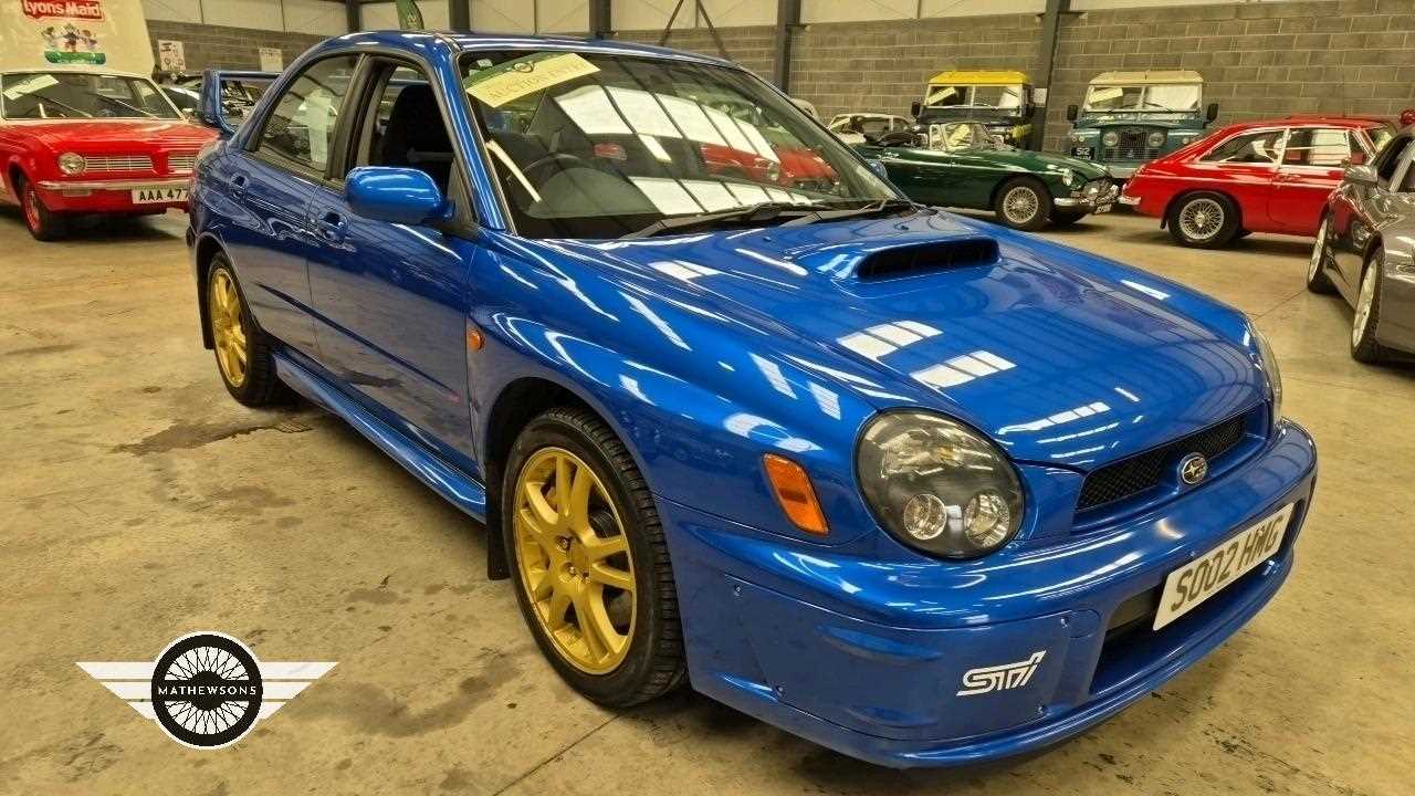 Lot 295 - 2002 SUBARU IMPREZA WRX-STI PRODRIVE STYLE