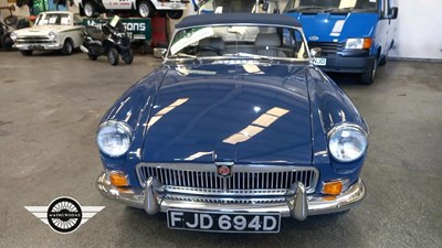 Lot 305 - 1966  MG B ROADSTER