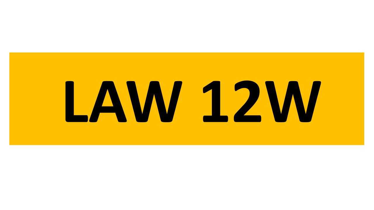 Lot 89 - REGISTRATION ON RETENTION - LAW 12W
