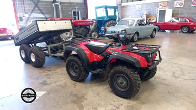 Lot 325 - SUZUKI 300 KING QUAD WITH TRAILER