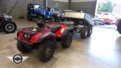 Lot 325 - SUZUKI 300 KING QUAD WITH TRAILER