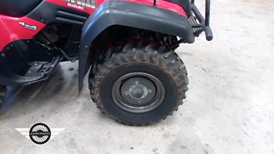 Lot 325 - SUZUKI 300 KING QUAD WITH TRAILER