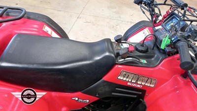 Lot 325 - SUZUKI 300 KING QUAD WITH TRAILER