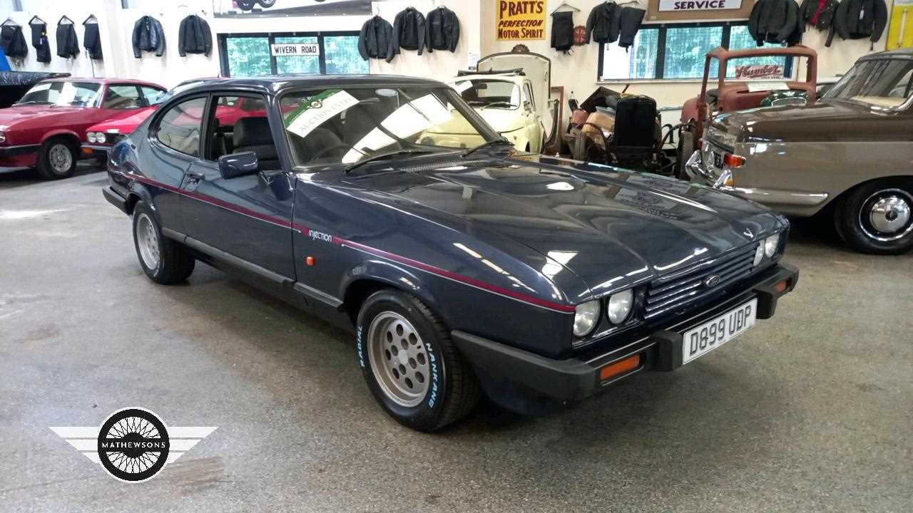 Lot 181 - 1986 FORD CAPRI INJECTION