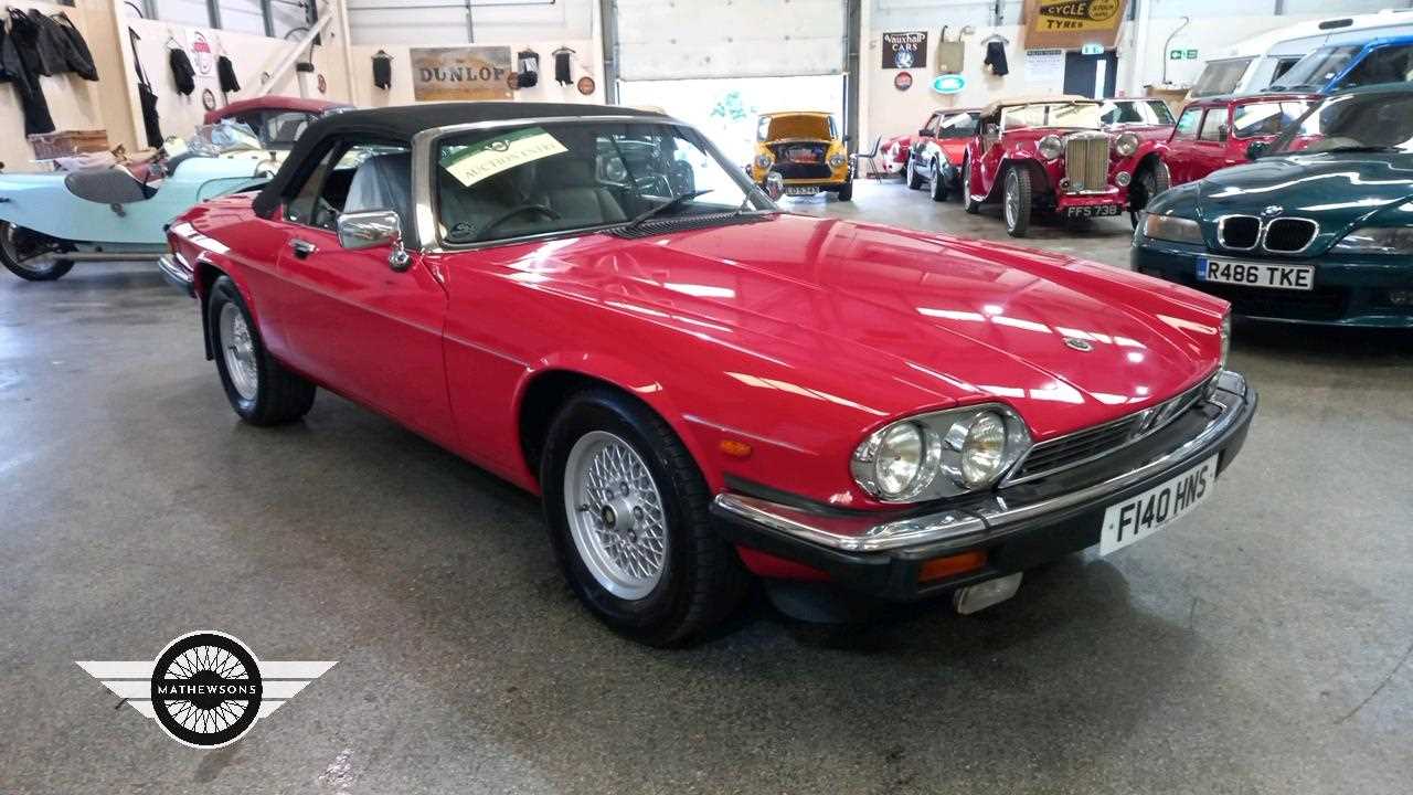 Lot 448 - 1989 JAGUAR XJ-S CONVERTIBLE AUTO