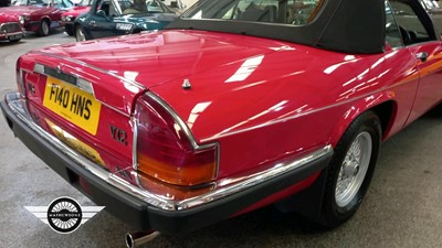 Lot 448 - 1989 JAGUAR XJ-S CONVERTIBLE AUTO