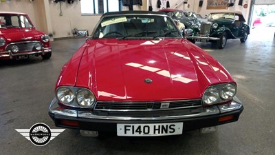 Lot 448 - 1989 JAGUAR XJ-S CONVERTIBLE AUTO