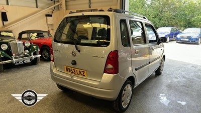 Lot 575 - 2003 VAUXHALL AGILA DESIGN 16V