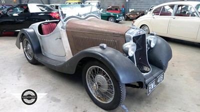 Lot 511 - 1935 HILLMAN AERO MINX