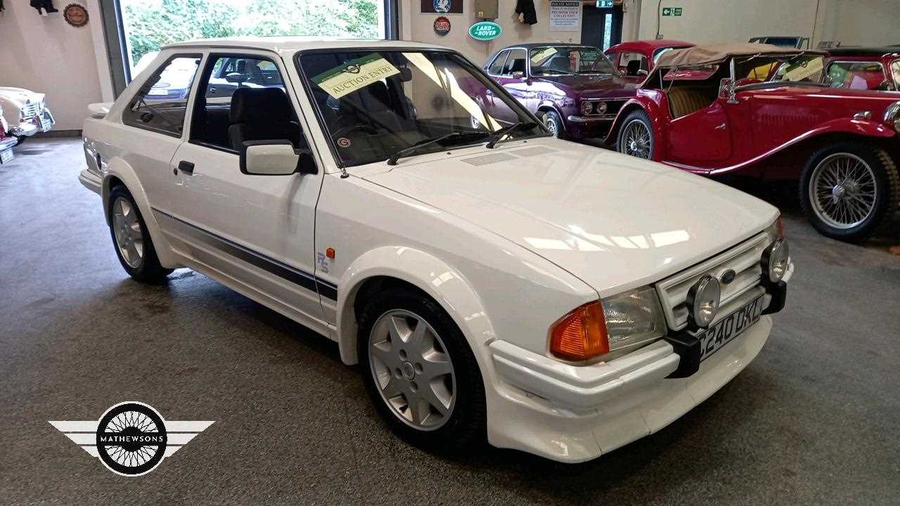 Lot 674 - 1985 FORD ESCORT RS TURBO