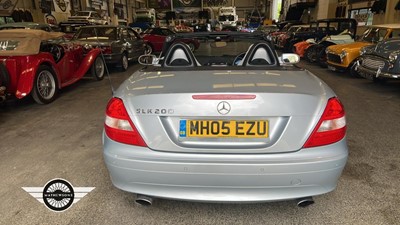 Lot 11 - 2005 MERCEDES SLK 200 KOMPRESSOR AUTO