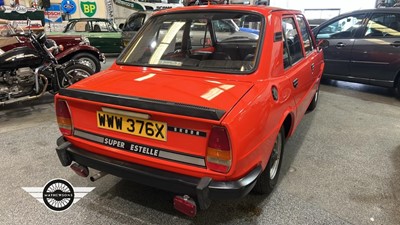 Lot 496 - 1981 SKODA SUPER ESTELLE 105S