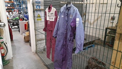 Lot 384 - 2 X SILK CUT JAGUAR OVERALLS FOR THE 1988 LE MANS CAMPAGNE