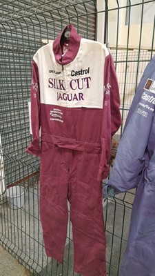 Lot 384 - 2 X SILK CUT JAGUAR OVERALLS FOR THE 1988 LE MANS CAMPAGNE