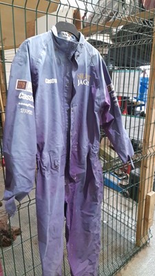 Lot 384 - 2 X SILK CUT JAGUAR OVERALLS FOR THE 1988 LE MANS CAMPAGNE