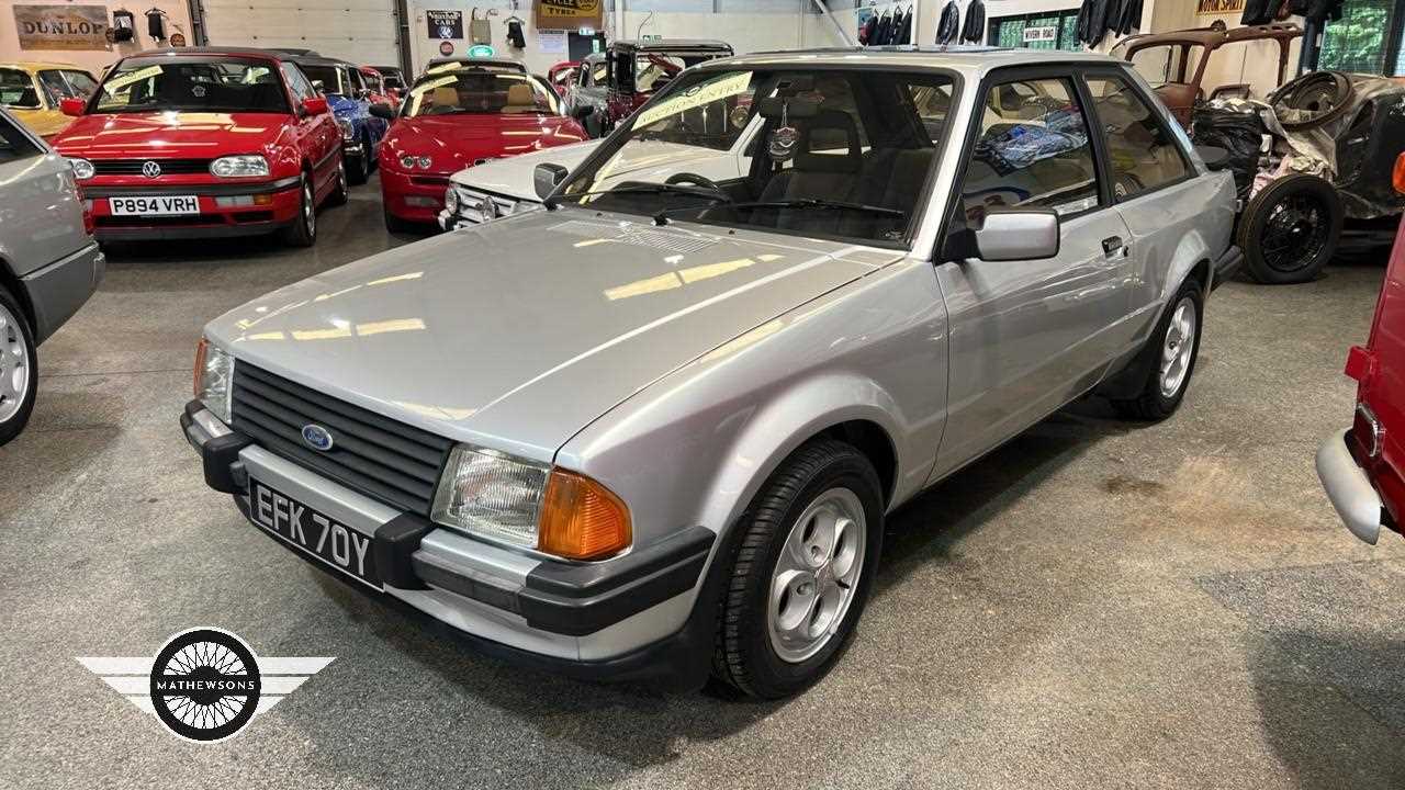 Lot 485 - 1983 FORD ESCORT XR3i