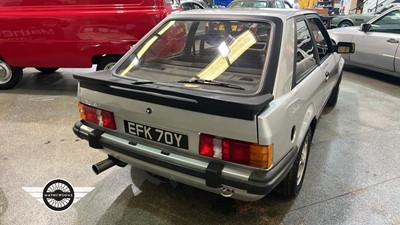 Lot 485 - 1983 FORD ESCORT XR3i