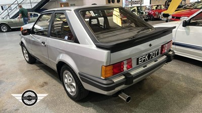 Lot 485 - 1983 FORD ESCORT XR3i