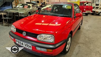 Lot 75 - 1997 VOLKSWAGEN GOLF CABRIOLET