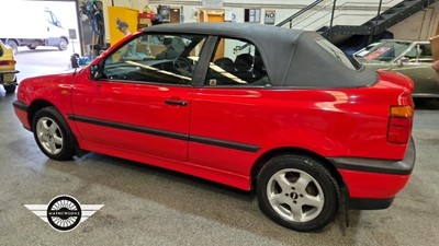 Lot 75 - 1997 VOLKSWAGEN GOLF CABRIOLET