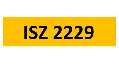 Lot 101-15 - REGISTRATION ON RETENTION - ISZ 2229