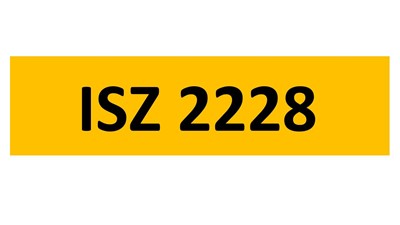 Lot 102-15 - REGISTRATION ON RETENTION - ISZ 2228